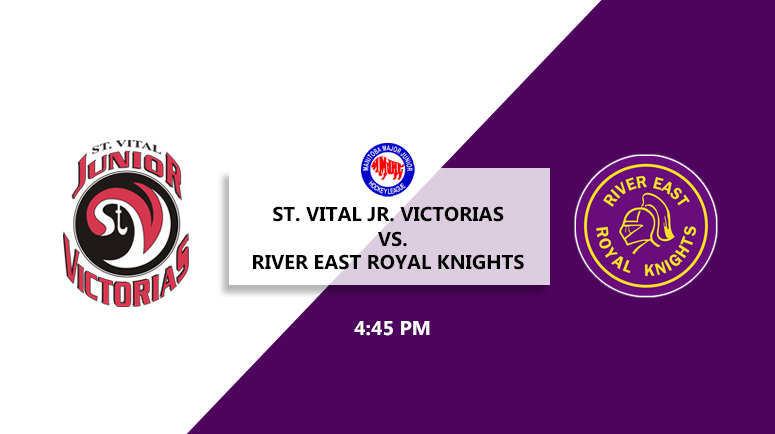River East Hosts St. Vital in Sunday Matchup at River East Arena