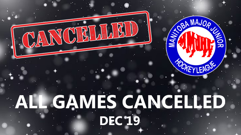 ALL LEAGUE GAMES CANCELLED TONIGHT DUE TO WEATHER CONDITIONS