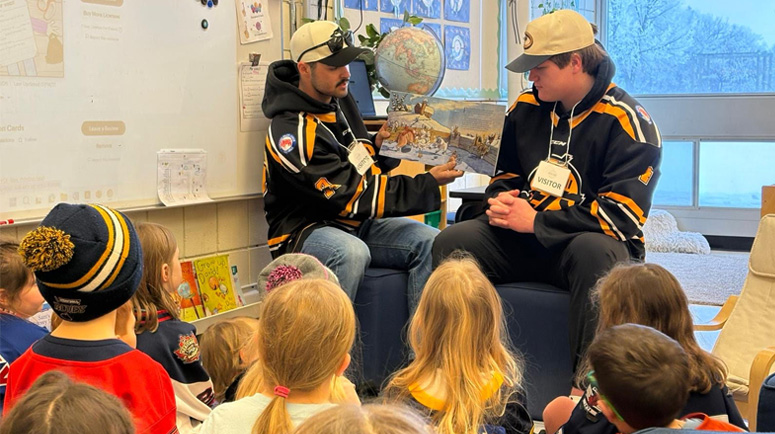 Stonewall Jets Take Part in I Love to Read Month