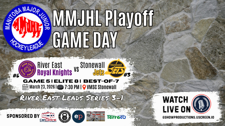 Watch Live, Game 5 - River East Royal Knights at Stonewall Jets